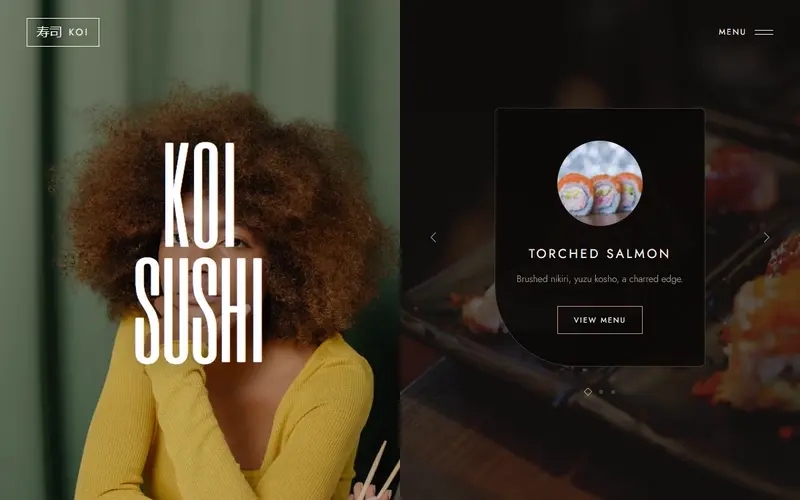 Koi template preview